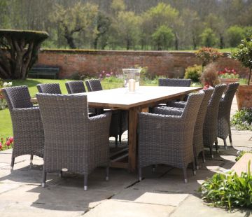Florence Wicker Armchair (Pearl Grey)