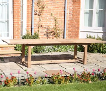 Tuscan Reclaimed Double Extending Table 320cm