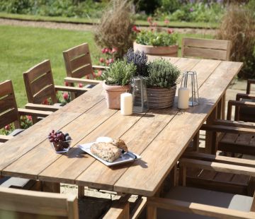 Tuscan Reclaimed Double Extending Table 320cm
