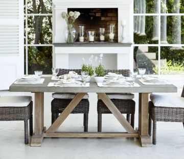 Neptune Hove 8 Seater Table & Chairs Set