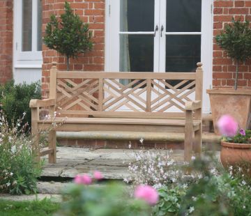 Emily Gray Garden Bench 150cm