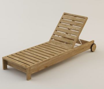 Tuscan Reclaimed Teak Lounger