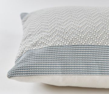 Chevron Sky Blue Cushions 40x60