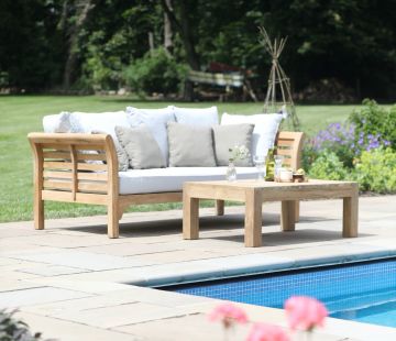 Tuscan Reclaimed Teak Garden Coffee Table - Rectangle