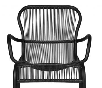 Loop Dining Armchair - Black