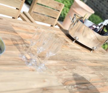 Tuscan Reclaimed Single Extending Table 220cm