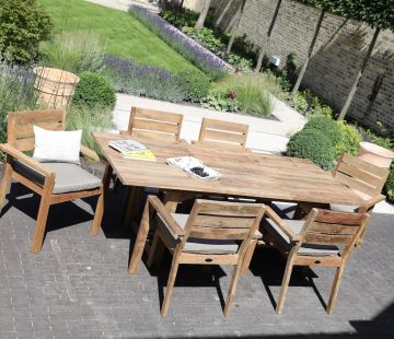 Tuscan Reclaimed Single Extending Table 220cm