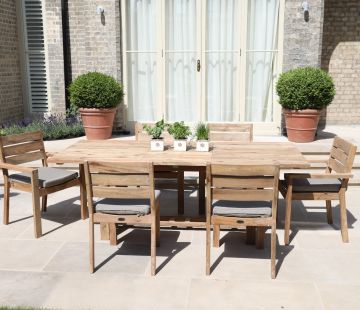 Tuscan Reclaimed Single Extending Table 220cm