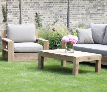 Tuscan Reclaimed Teak Garden Coffee Table - Rectangle