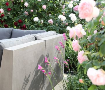 Seville Polished Modular Concrete Sofa