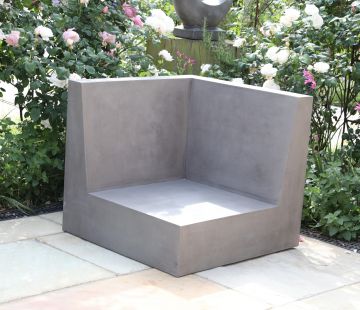 Seville Polished Modular Concrete Sofa