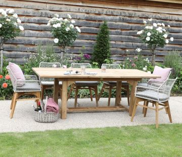 Tuscan Reclaimed Single Extending Table 220cm