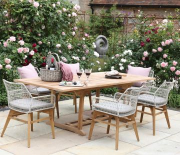 Rectangular Double Extending Table