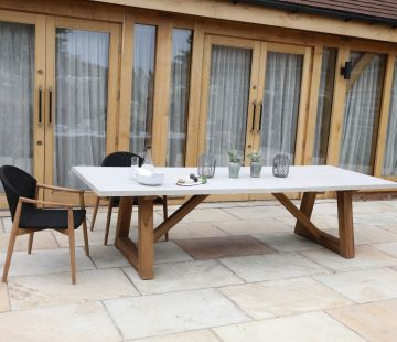 Turin Resin Concrete Table 300cm