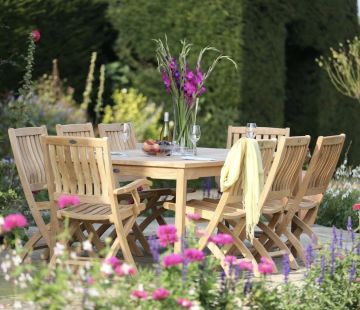 Henley Teak Rectangular Table 170cm