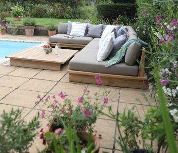 Estel Teak Reclaimed Modular Sofa