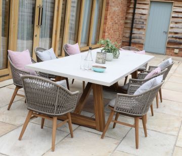 Turin Resin Concrete Table 300cm