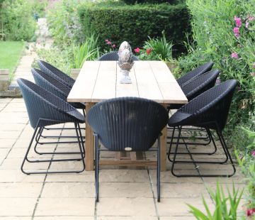Tuscan 320cm Reclaimed Table with 8 Bellina Chairs