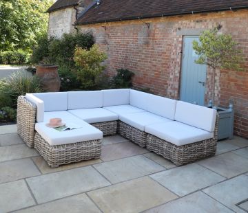 Avignon Wicker Modular Sofa