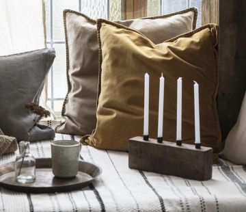 Reclaimed Wood Candle Holder 