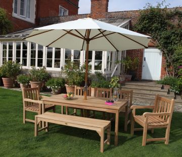 Henley Teak Rectangular Table 170cm