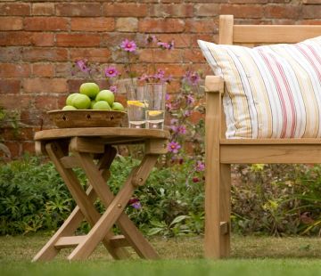 Round Folding Side Table