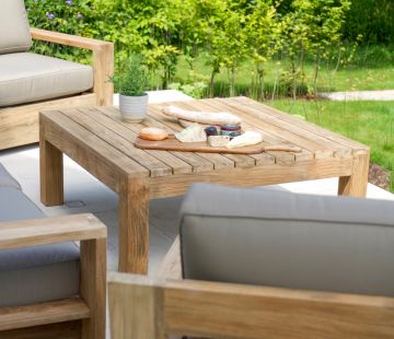 Tuscan Reclaimed Teak Garden Coffee Table - Square 