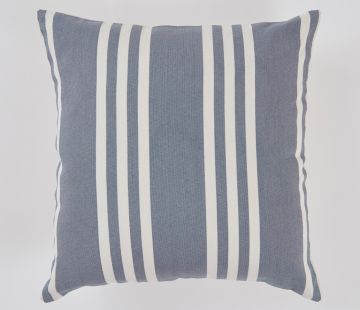 Maxime Blue Canvas Cushion 45x45