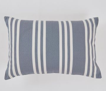 Maxime Blue Canvas Cushion 40x60