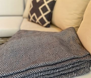 DIAMOND BLANKET-Navy