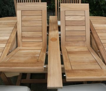 Henley Rectangle Extending Outdoor Dining Table 240cm