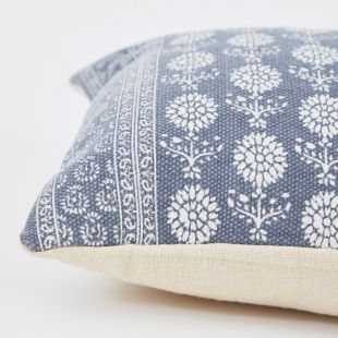 JAIPUR MARIGOLD NAVY CUSHION
