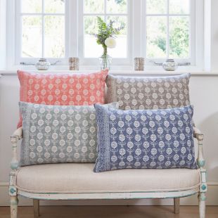 JAIPUR MARIGOLD NAVY CUSHION