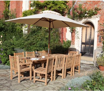 3m x 2m Neptune Classic Garden Parasol