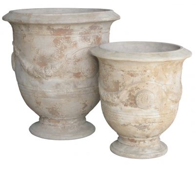 ANDUZE STYLE URN (SET OF TWO)