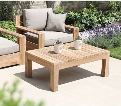 Tuscan Reclaimed Teak Garden Coffee Table - Rectangle