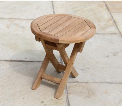 Round Folding Side Table