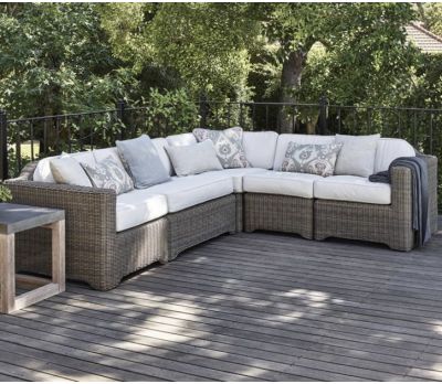 Neptune Tresco 6-seater Rattan Corner Sofa Set
