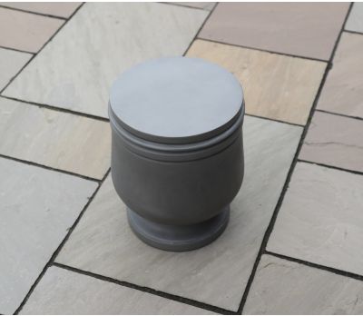 Freya Polished Concrete Stool