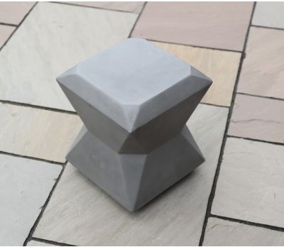 Luna Polished Concrete Stool