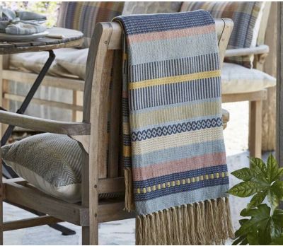 Darjeeling Caspian Throw