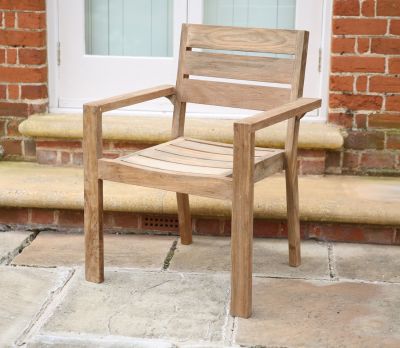 Tuscan Reclaimed Teak Stacking Armchair