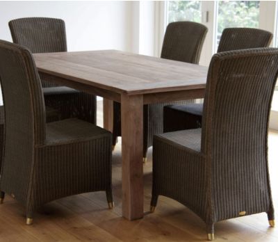 Reclaimed teak rectangle table 180x100cm