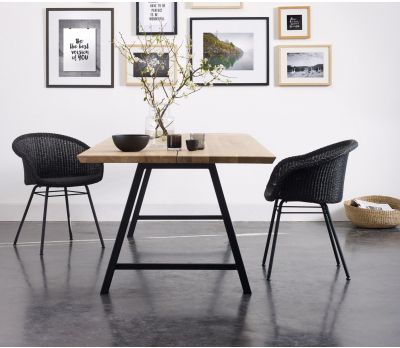 Albert Oak Rectangle Dining Table (A-Frame)