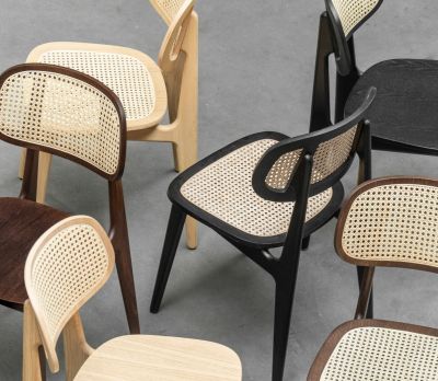 Titus Tobacco Stained Beech Dining Chair