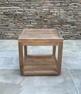 Tuscan Reclaimed teak garden coffee table - Side 