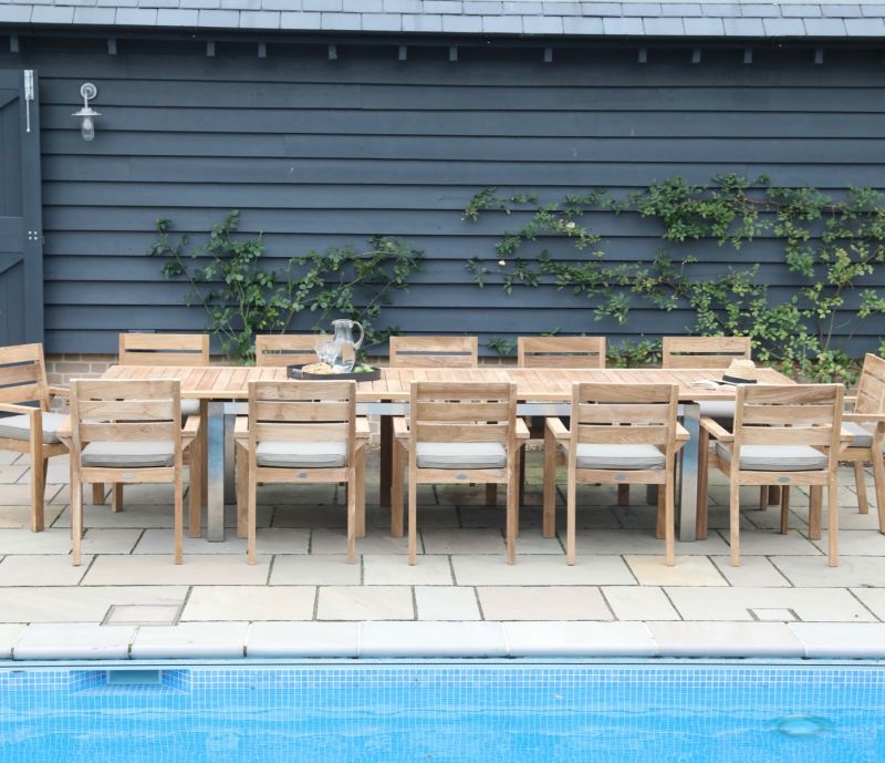 Milano Double Extending Table 370cm
