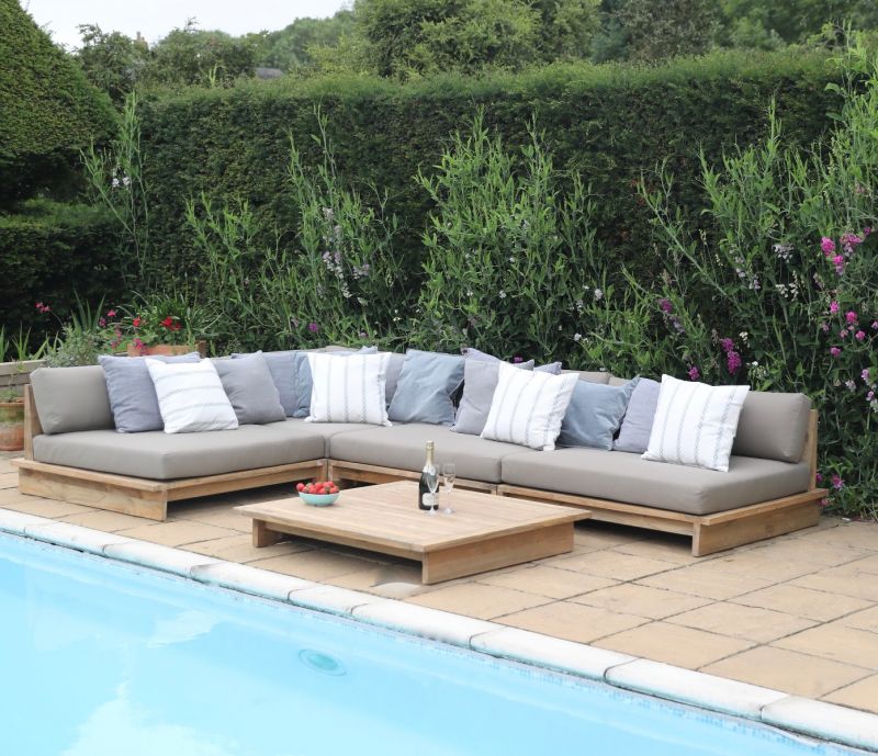 Estel Teak Reclaimed Modular Sofa