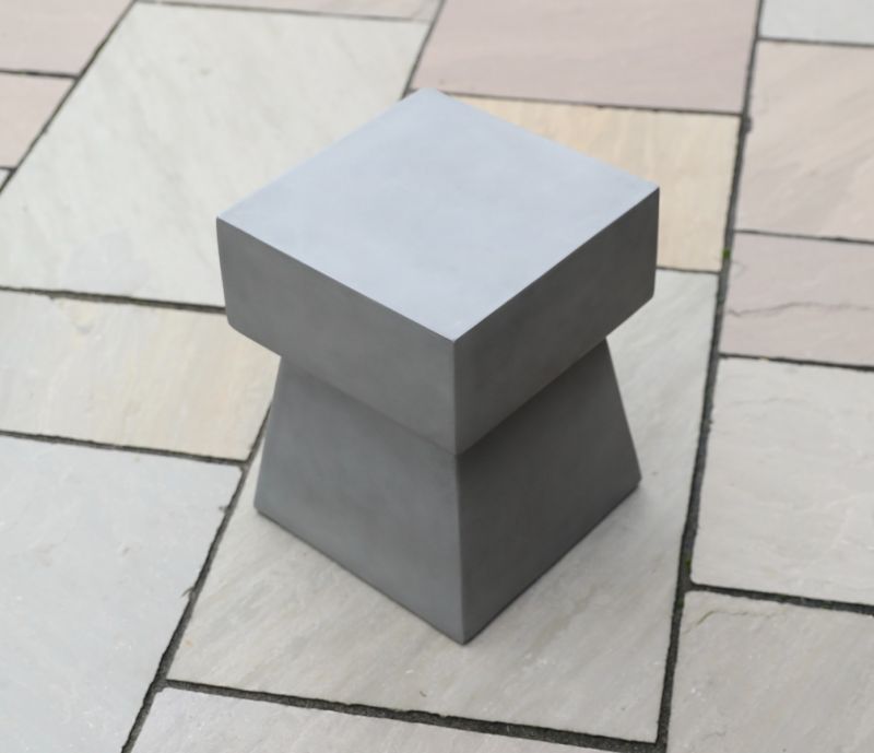 Iona Polished Concrete Stool