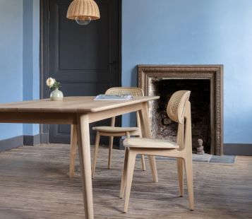 Titus Natural Varnished Oak Dining Chair